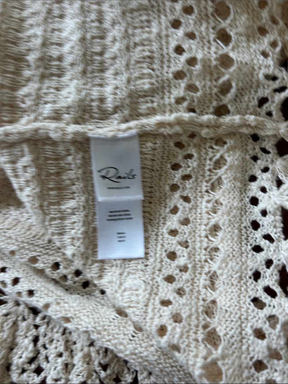 RAILS-Sydney Cream Crochet Midi Skirt - Picture 8 of 9